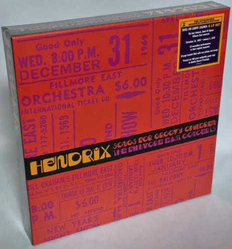 Jimi Hendrix Songs For Groovy Children: The Fillmore East